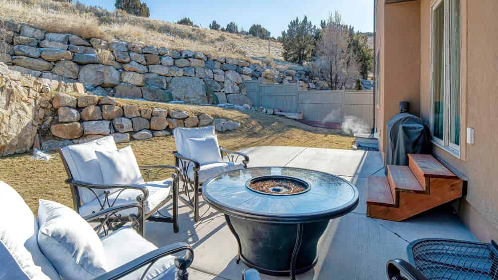 Outdoor Fireplace Construction image